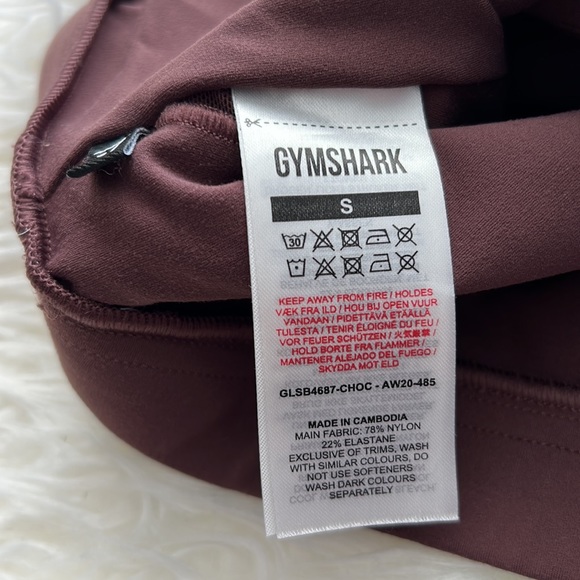 Gymshark Whitney Simmons Sport Bra Brown Size Small - Picture 8 of 10
